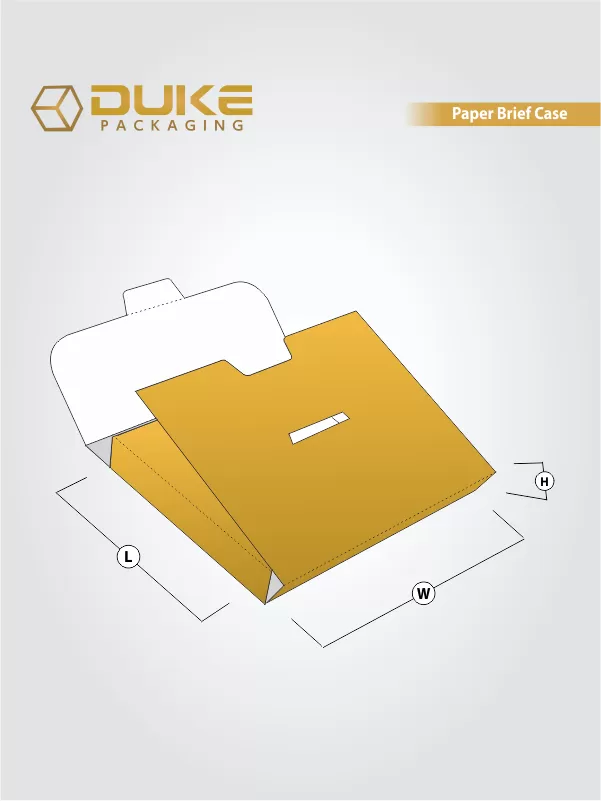 Paper Briefcase Boxes