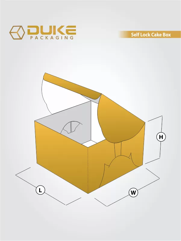 Self Lock Cake Boxes
