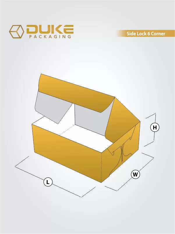 Side Lock Six Corner Boxes